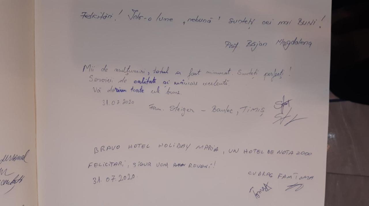 Hotel Holiday Maria Băile Herculane المظهر الخارجي الصورة